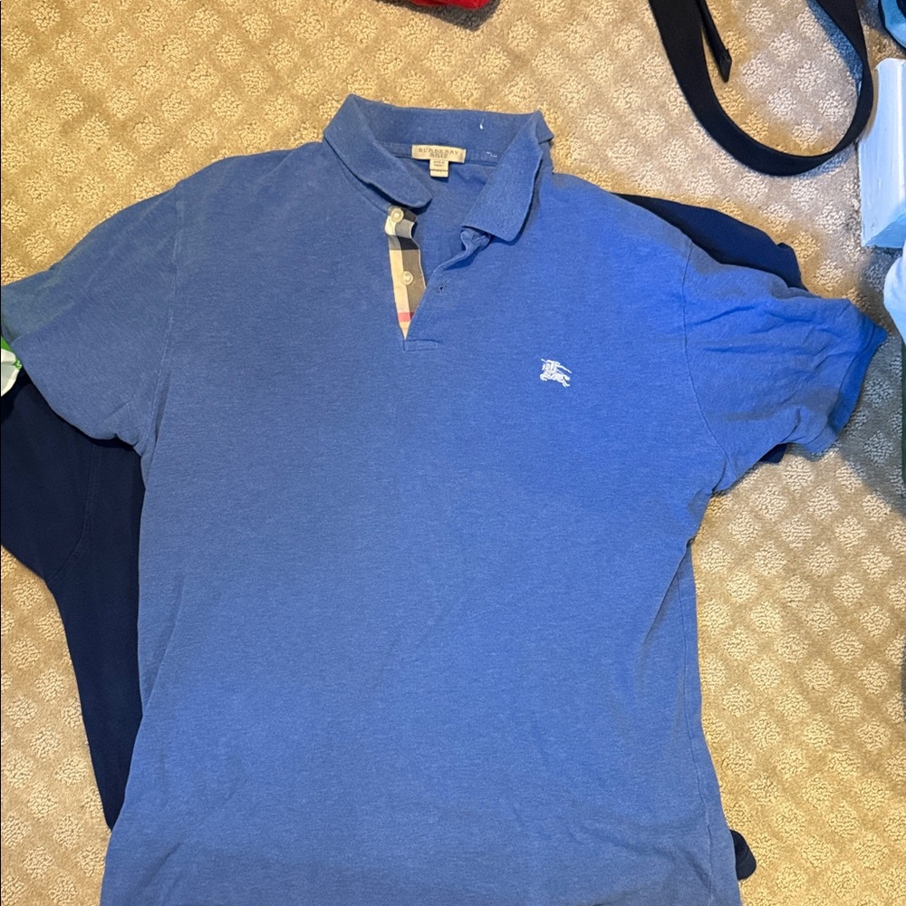 Burberry Classic Blue Polo Shirt